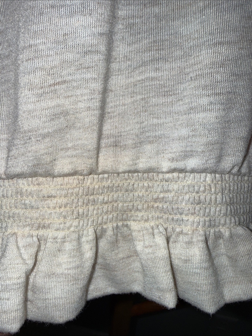 Just Love Cream Lightweight Ruffle-Trim Open Cardigan - Picture 6 of 10
